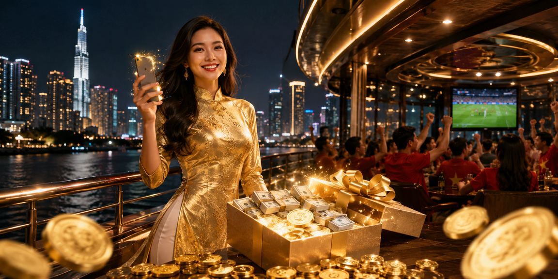 Giao diện cá cược casino trực tuyến trên điện thoại với tiền thưởng nổi bật